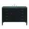 James Martin Vanities 48'' Vanity, Carbon Oak w/ 3 CM Parisien Bleu Quartz Top 485-V48-CBO-3PBL - alternate 1